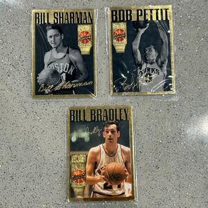 94-95~Action Packed Hall of Fame Cards/Bob Pettit/Bill Sharman/Bill Bradley